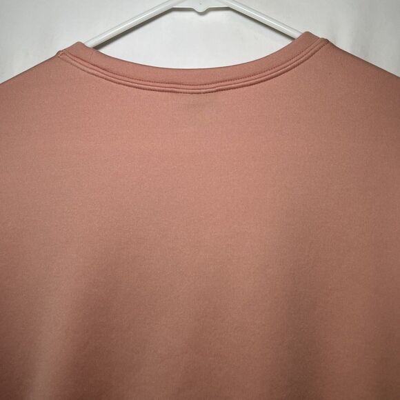 Nike Crewneck Sweatshirt Womens Size Small Pink Pockets Dri Fit Fleece Lined EUC - Picture 11 of 12